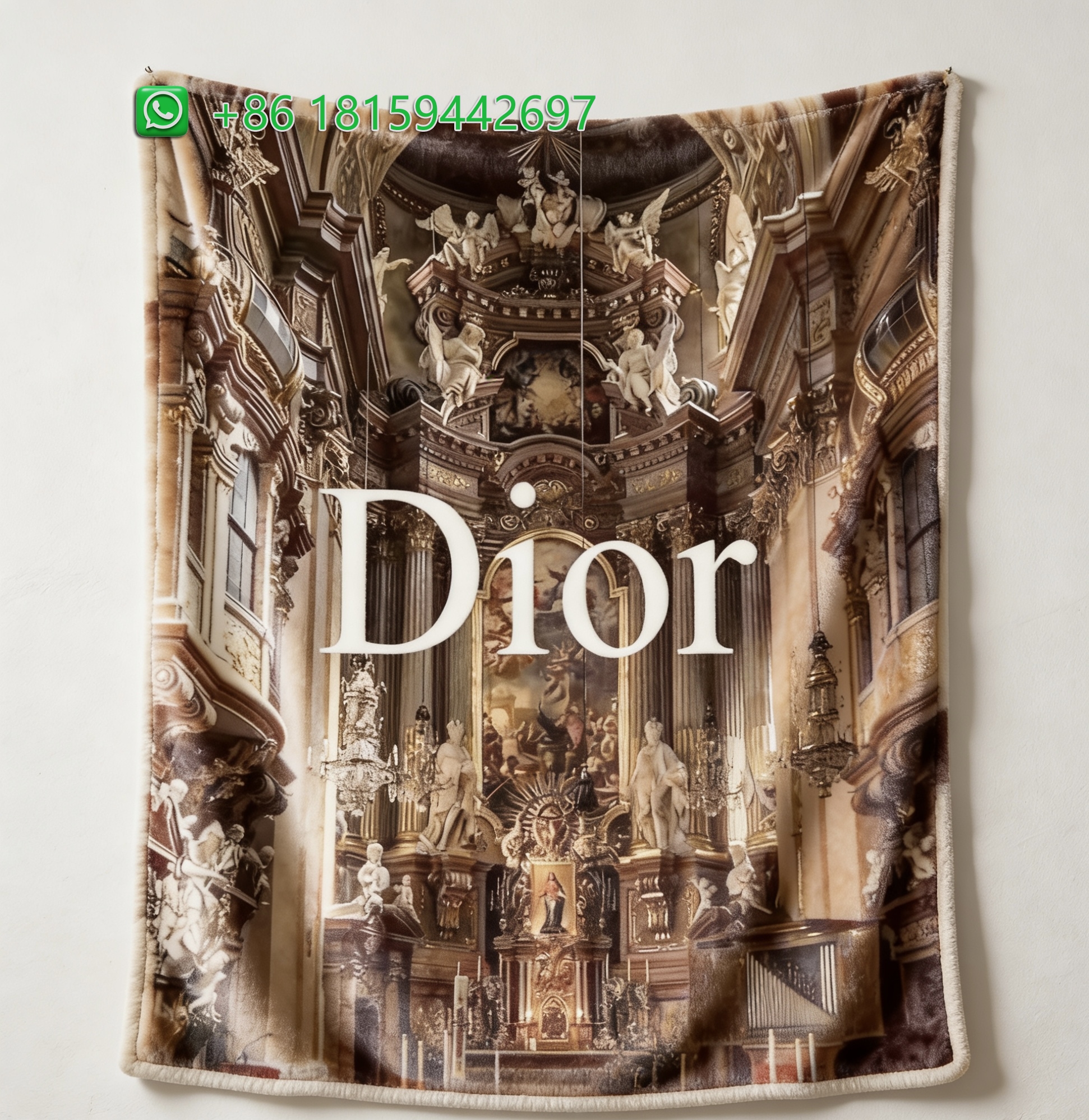 Dior Throw Blankets